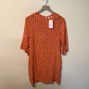 Olivaceous NWT Women’s small exposed back zipper mini‎ approx 34” long dress